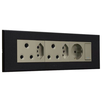 VETi 3 AURA - RSA, V-Slim & Schuko Omni Cluster - Titanium/Graphite Complete