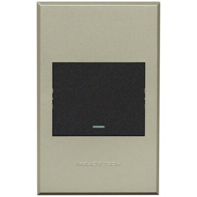 VETi 3 POLA - One Lever Switch Cover Plate Graphite/Titanium - Monoblock