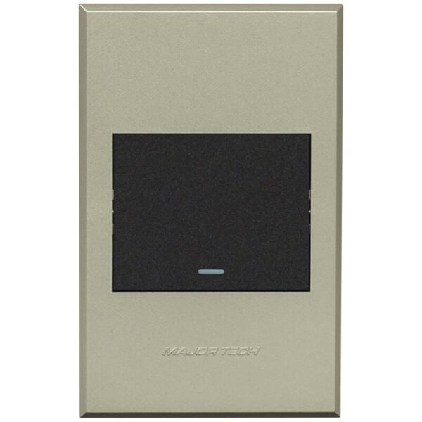 VETi 3 POLA - One Lever Switch Cover Plate Graphite/Titanium - Monoblock