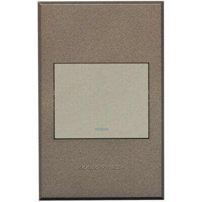 VETi 3 POLA - One Lever Switch Cover Plate Titanium/Bronze - Monoblock