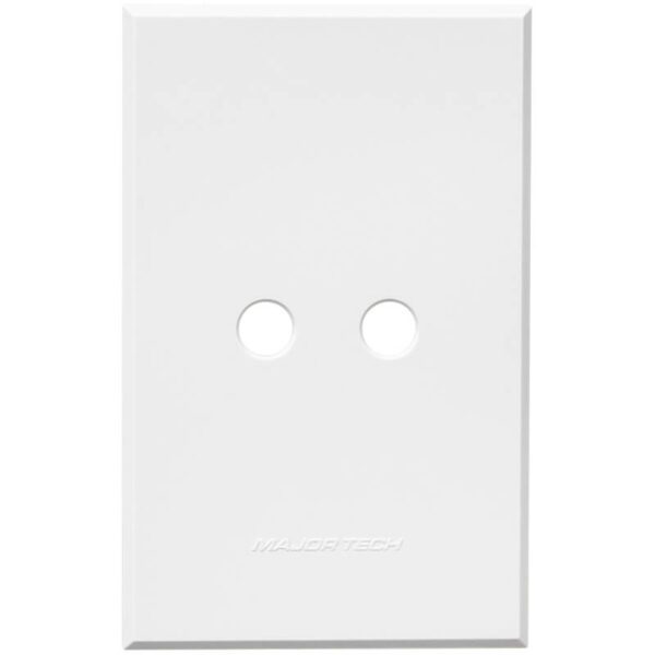 VETi 3 POLA - Satellite Socket Cover Plate White - Monoblock