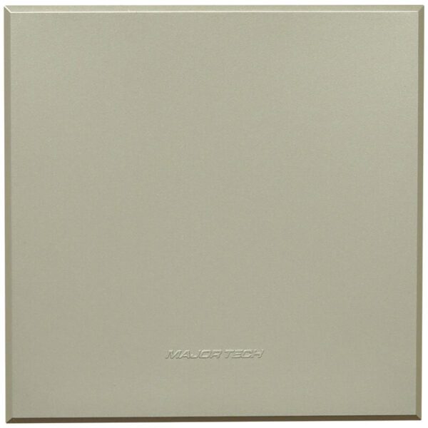 VETi 3 POLA - Blank Cover Plates with Fixing Frame (100x100mm) - Titanium Complete