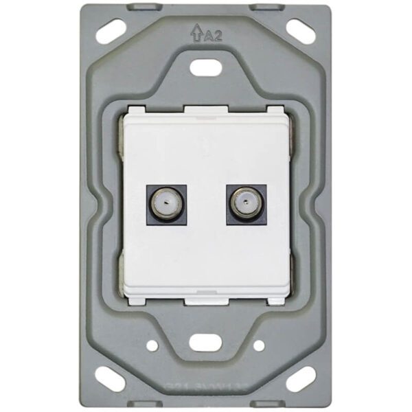 VETi 3 POLA - Dual Satellite Socket - Monoblock