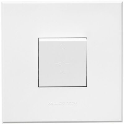 VETi 3 POLA - 45A Triple Pole Isolator Switch - White Complete