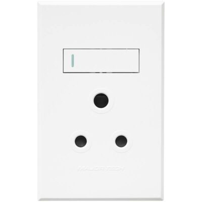 VETi 3 POLA - Single RSA Socket - 4x2 White Complete