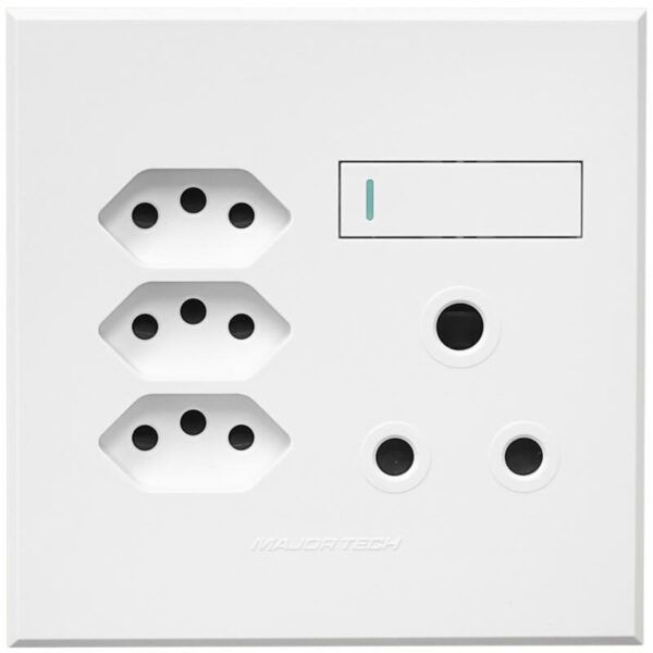 VETi 3 POLA - Single RSA, Triple V-Slim Socket - White Complete