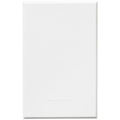 VETi 3 POLA - Blank Cover Plates with Fixing Frame (50x100mm) - White Complete