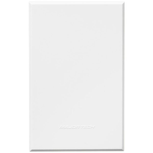 VETi 3 POLA - Blank Cover Plates with Fixing Frame (50x100mm) - White Complete