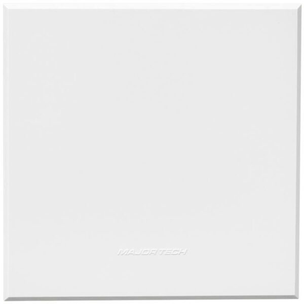 VETi 3 POLA - Blank Cover Plates with Fixing Frame (100x100mm) - White Complete