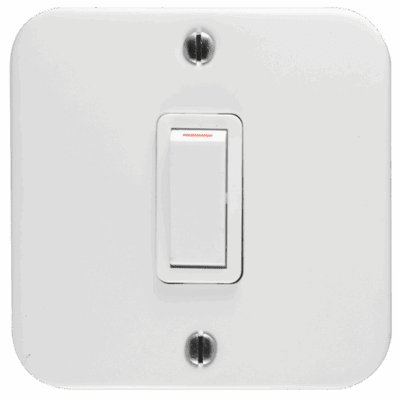 Crabtree Classic Industrial 1 Lever 1 Way With Surface Switch Box 75x75mm
