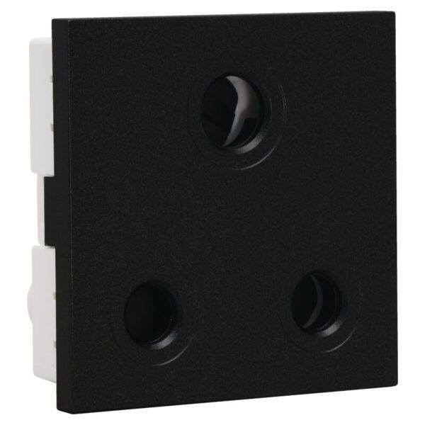 VETi 3 AURA - 16A RSA Socket Module - Graphite Modular