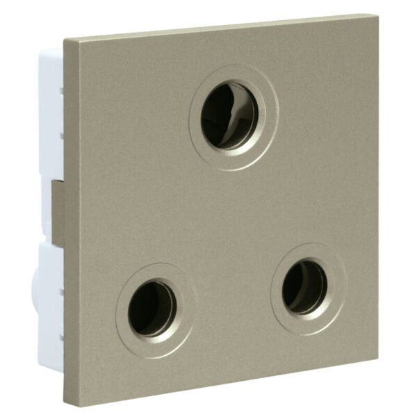 VETi 3 AURA - 16A RSA Socket Module - Titanium Modular