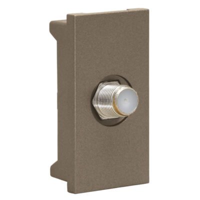 VETi 3 AURA - F-Type Satellite Socket Module - Bronze Modular