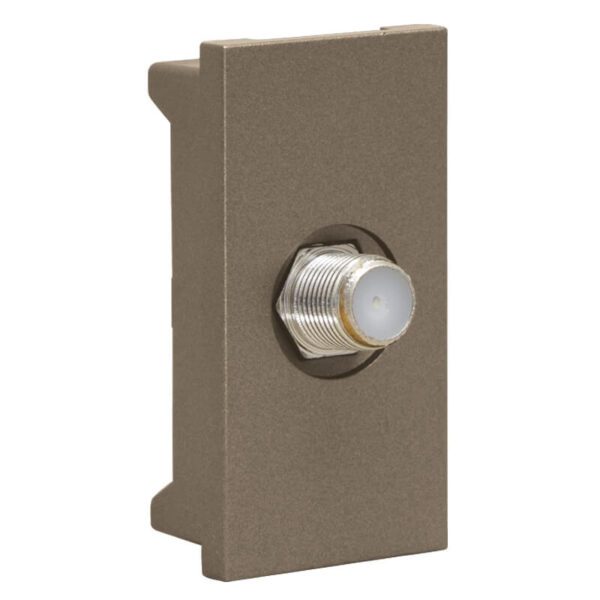 VETi 3 AURA - F-Type Satellite Socket Module - Bronze Modular