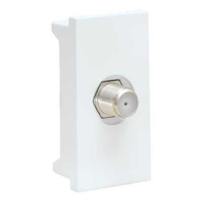 VETi 3 AURA - F-Type Satellite Socket Module - White Modular