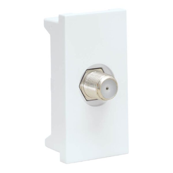 VETi 3 AURA - F-Type Satellite Socket Module - White Modular