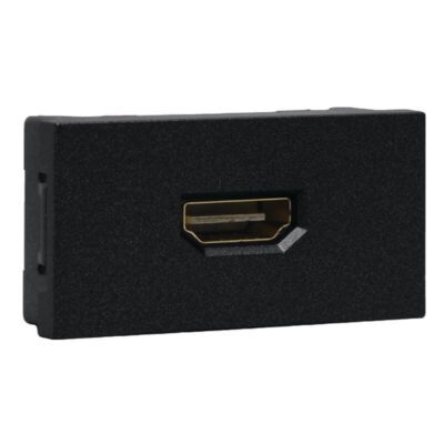VETi 3 AURA - Flexible Cable HDMI Socket Module - Graphite Modular