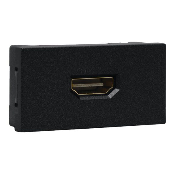 VETi 3 AURA - Flexible Cable HDMI Socket Module - Graphite Modular