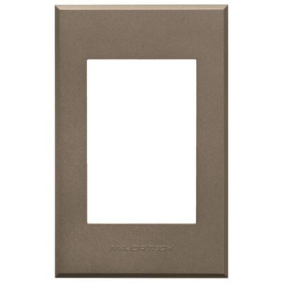 VETi 3 AURA - Three Module Cover Plate - Bronze Modular