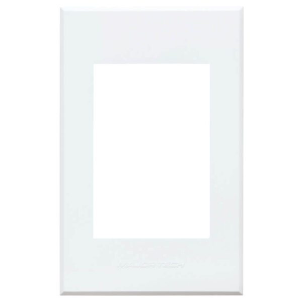 VETi 3 AURA - Three Module Cover Plate - White Modular