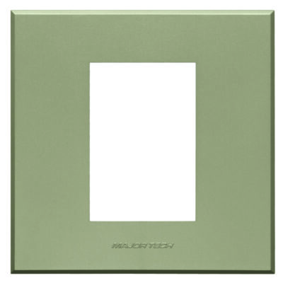 VETi 3 AURA - Three Module Cover Plate (100 x 100mm) - Titanium Modular