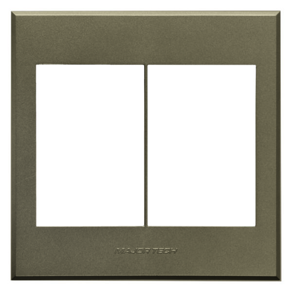 VETi 3 AURA - Six Module Cover Plate - Bronze Modular