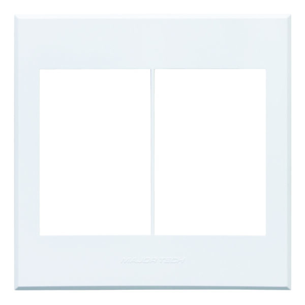 VETi 3 AURA - Six Module Cover Plate - White Modular