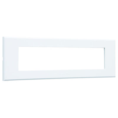 VETi 3 AURA - Nine Module Omni Cluster Cover Plate - White Modular