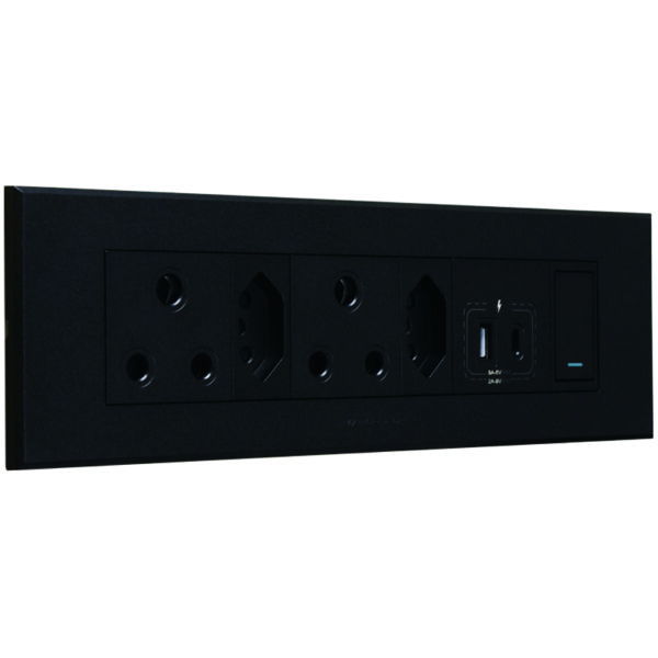VETi 3 AURA - RSA, V-Slim, USB-A & USB-C Omni Cluster - Graphite/Graphite Complete