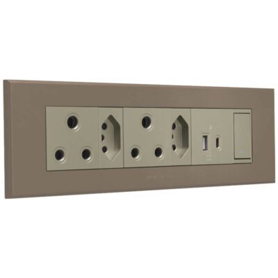 VETi 3 AURA - RSA, V-Slim, USB-A & USB-C Omni Cluster - Titaniium/Bronze Complete