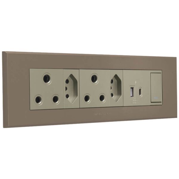 VETi 3 AURA - RSA, V-Slim, USB-A & USB-C Omni Cluster - Titaniium/Bronze Complete