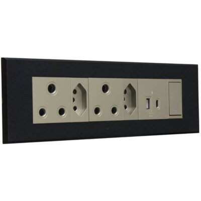 VETi 3 AURA - RSA, V-Slim, USB-A & USB-C Omni Cluster - Titanium/Graphite Complete