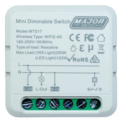 Major Tech Smart Dimmer Module with Energy Monitoring - MTS17