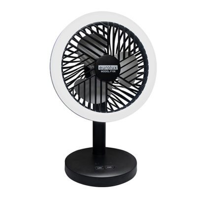 Eurolux Rechargeable LED  Mini Fan Black - F106