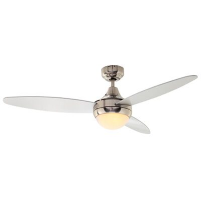 Eurolux Swirl Ceiling Fan 3 Blades SC/Silver  Motor Power 60w - F36SCS