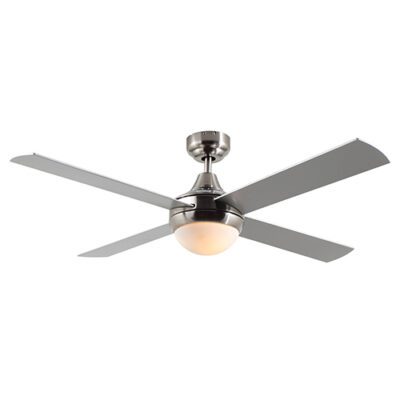 Eurolux Twister Ceiling Fan 4 Blades Silver Motor  Power 60w - F37SCS
