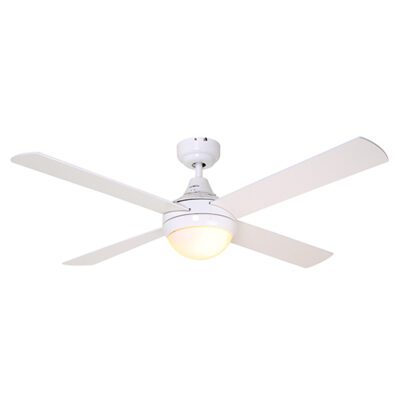 Eurolux Twister Ceiling Fan 4 Blades White Motor  Power 60w - F37W
