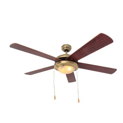 Eurolux Comet Ceiling Fan 5 Blades Antique Brass  Motor Power 60w - F4CHE