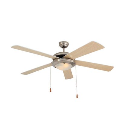 Eurolux Comet Ceiling Fan 5 Blades SC/Natural  Motor Power 60w -F4NW