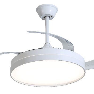 Fivestar White Decorative Foldable Blade Fan Light - FS-FL079