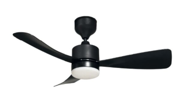 FL2302 BLACK FAN LIGHT - HELLO TODAY