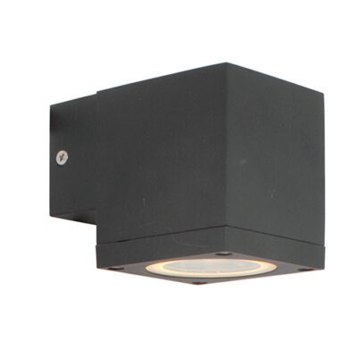 Eurolux Kube Down or Up Only Wall Light  Black - O242B