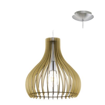 Eurolux Tindori Pendant 380mm Maple - P125M