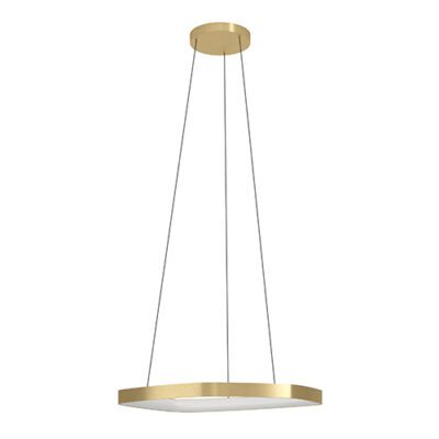 Eurolux Vallerosa Pendant Brushed Brass LED 25.2w 3000K - P1312