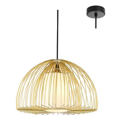 Eurolux Sunbeam  Large Pendant White & Gold E27 1x40w - P1321