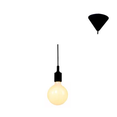 Eurolux Silicone Pendant Black - P470B