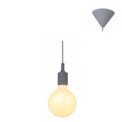 Eurolux Silicone Pendant Grey - P470GY