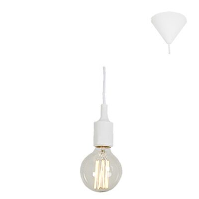Eurolux Silicone Pendant White - P470W