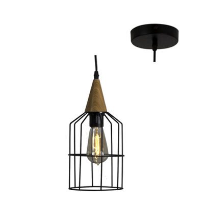 Eurolux Vibrato Pendant  125mm Black - P597