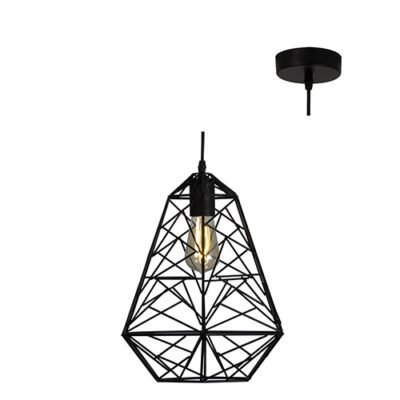 Eurolux Diamante Pendant 300mm Black - P600